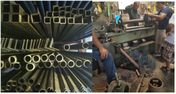 Available hardware and machinery in Sébaco, ten miles away from the city of Ciudad Darío
