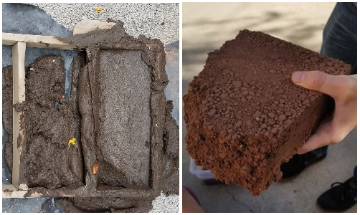  Clay found in Nicaragua compared to the clay mixed at Santa Clara University. It is worth noting that the Nicaraguan clay is much darker and wetter because the community uses a mixture of several local soils, and a significantly higher amount of water.