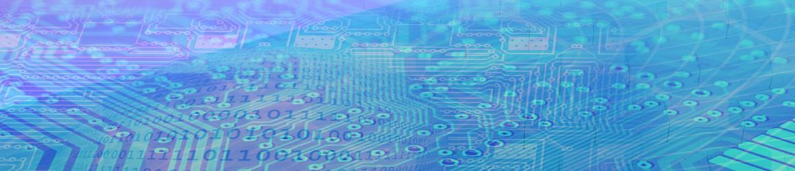 Colorful circuit board.