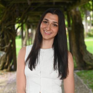 Taara Khan, 2025-26 Hackworth Fellow at the Markkula Center for Applied Ethics.