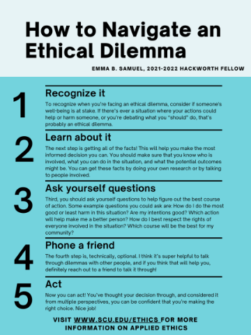 How to Navigate an Ethical Dilemma by Emma Samuel