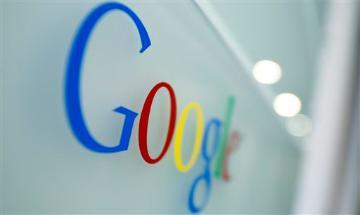 Google Sign (AP Photo/Virginia Mayo, File)