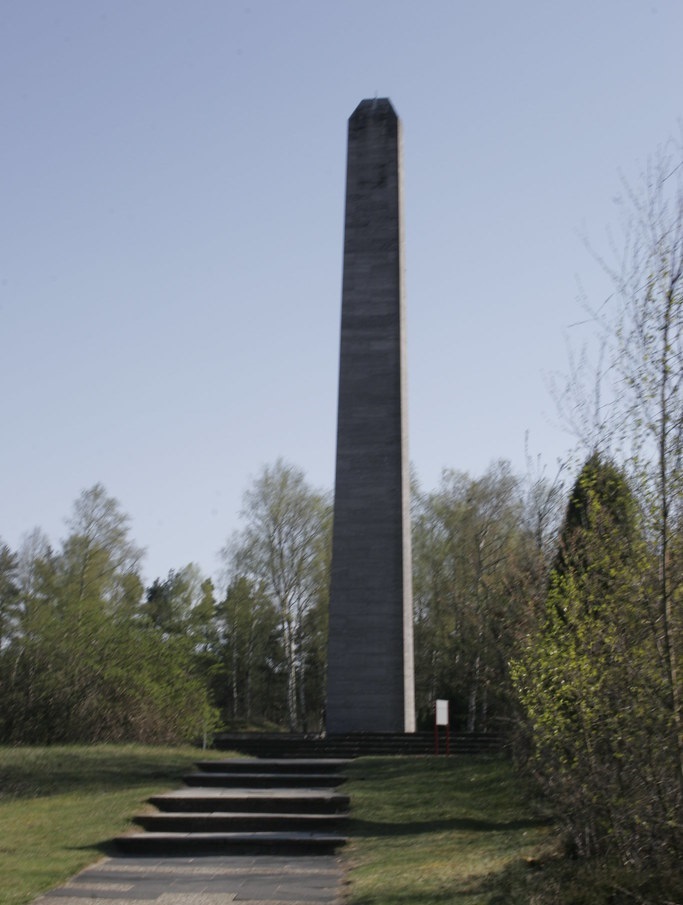 Monument at Bergen Belsen camp