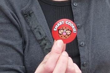 Smart cookie sticker