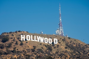Hollywood letters on a hill 
