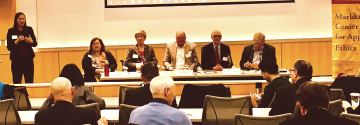 A panel discussion at Santa Clara University January 2020 