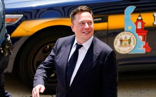 Tesla CEO Elon Musk departs from the justice center in Wilmington, Del., Tuesday, July 13, 2021. Matt Rourke AP Photo image link to story