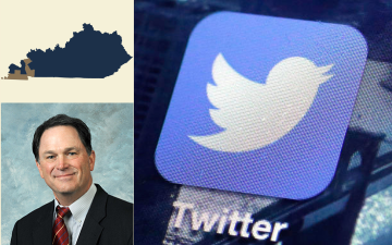 Kentucky Senator John Howell had his Twitter account hacked and the account was used to post obscenities.