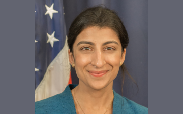 Lina M. Khan, Chair, Federal Trade Commission. Photo source: FTC.gov.