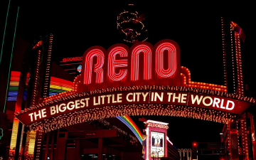 Reno, Nevada. The Biggest Little City in the World. El Dorado Hotel and neon signage. Image by 12019 from Pixabay.