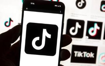TikTok Social Media App Logo. Michael Dwyer AP Photo image link to story