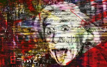 Artistic depiction of Einstein with vibrant, abstract colors. image link to story
