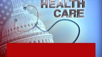 Healthcare vote with Capitol building, stethoscope, and text: HEALTH CARE. image link to story