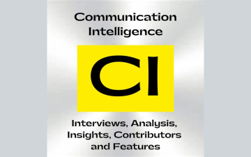Communication Intelligence Magazine logo. Letter C I on a yellow background. image link to story