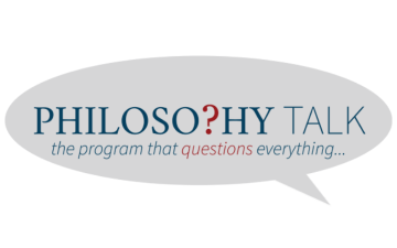 Logo for the Philosophy Talk Podcast image link to story