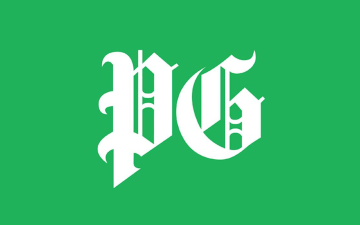 Pittsburgh Post-Gazette Logo. The letters P and G on a green colored background. image link to story