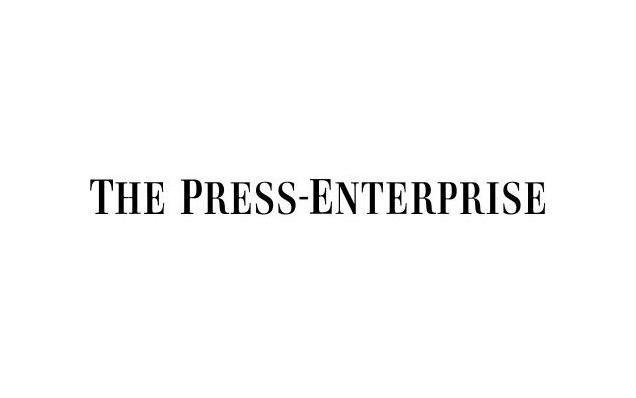 The Press Enterprise Black and White Logo image link to story