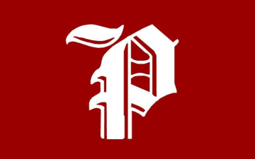 The Pilot: Americas oldest Catholic newspaper. Capital letter P in white font against a red background. image link to story