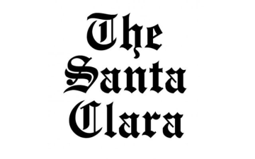 Logo for The Santa Clara weekly newspaper of Santa Clara University.