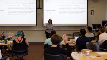 Baillie Gifford Chair, Ethics of Data and Artificial Intelligence, Edinburgh Futures Institute (EFI) at the University of Edinburgh, Sharon Vallor, leads the Summer Institute in Technology Ethics, July 2022 Santa Clara University.