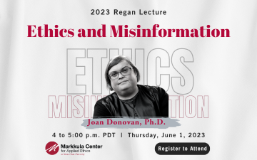 Ethics and Misinformation with Dr. Joan Donovan, 4 p.m. PDT June 1, 2023