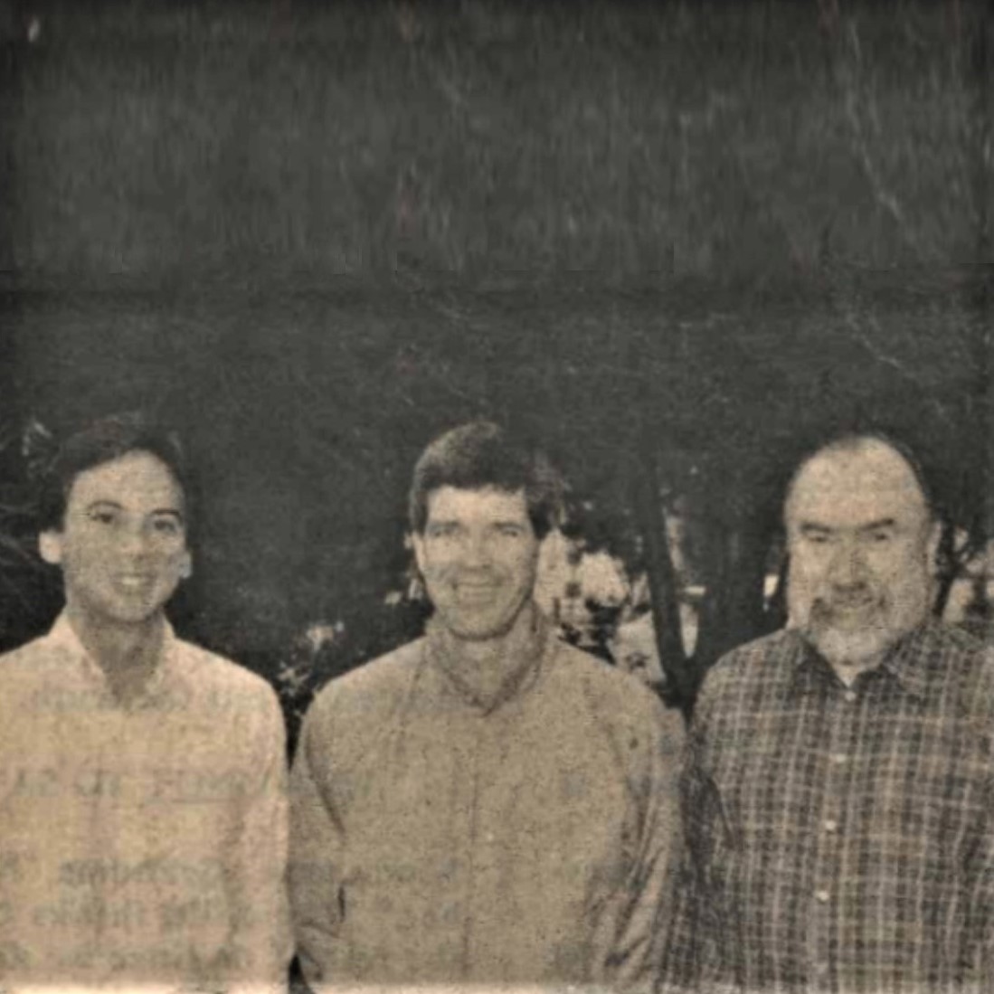 Jesuit Fathers Sonny Manuel, Steve Privett and Dan Germann