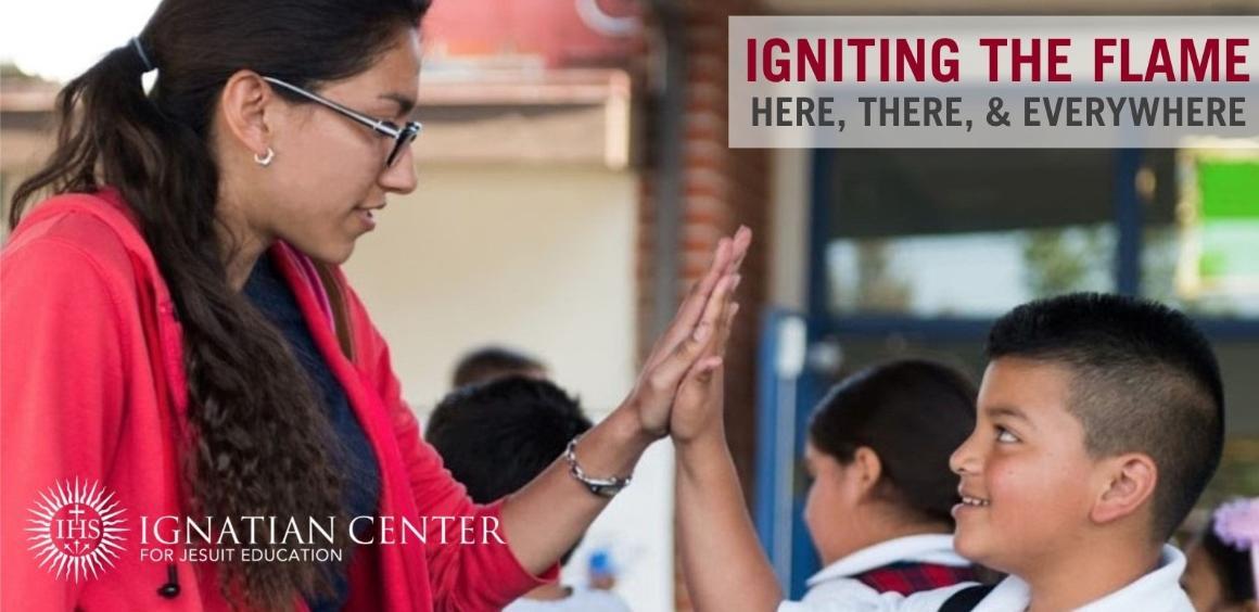 SCU student High Five