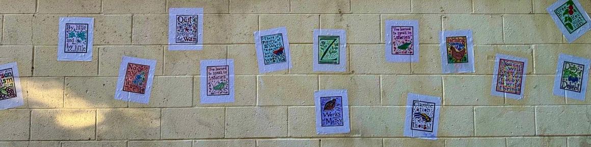 Wall picture with posters