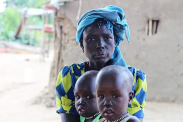 Uganda Woman and 2 children