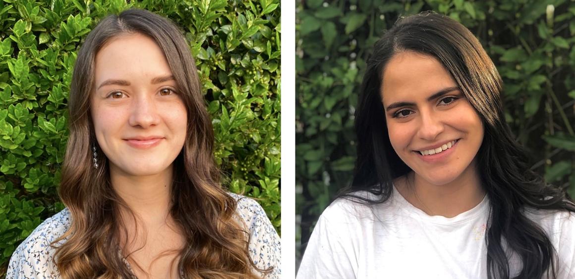 Lauren Hewitt 21 and Sofia Sandoval Larco 21