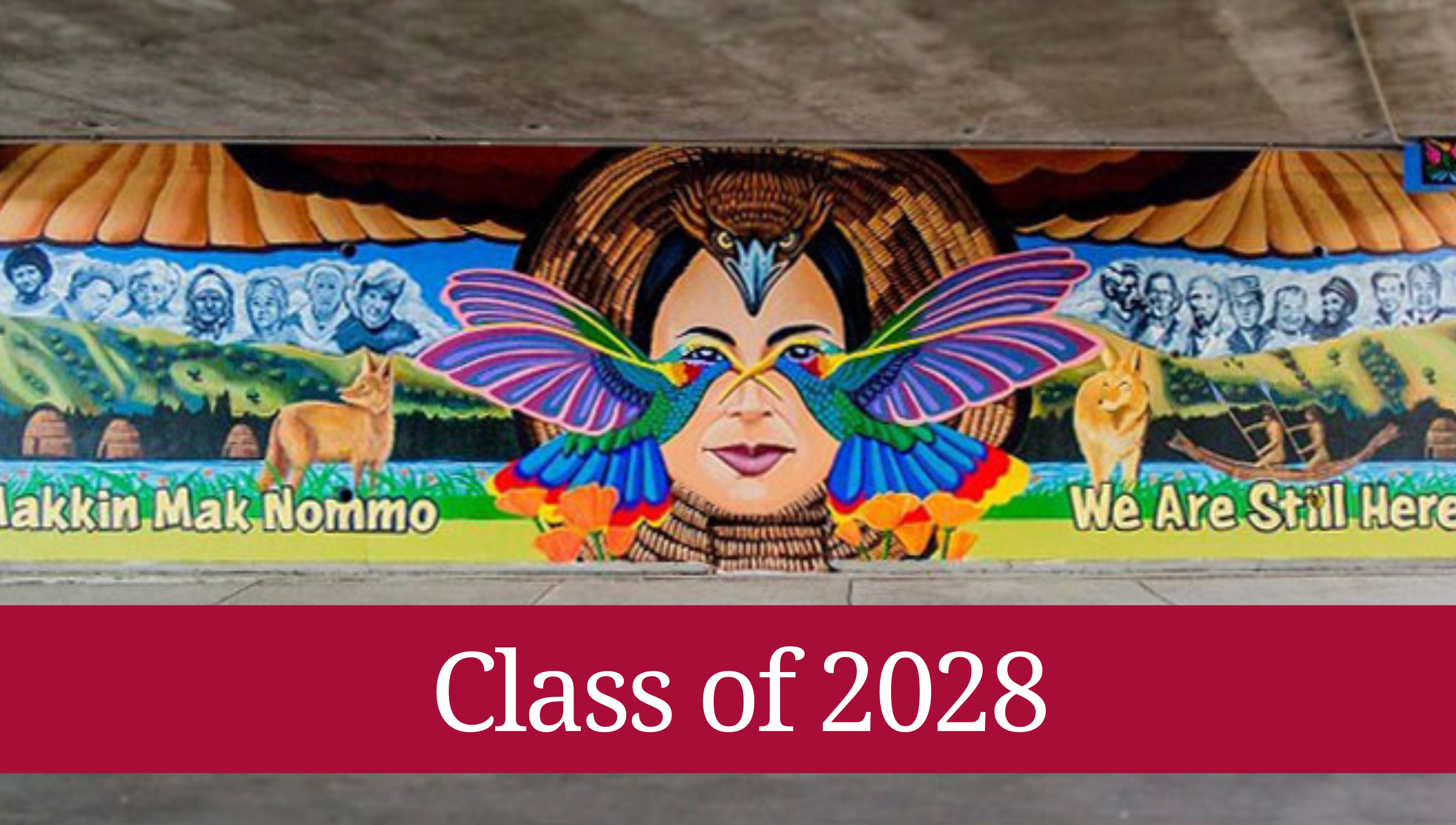 Class of 2026 First Year Immersion Bay Area - San Jose mural under overpass 