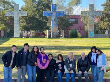 SM25 Chile - Visiting Hogar De Cristo, the largest non-profit organization in Chile founded by saint Alberto Hurtado 80 years ago.