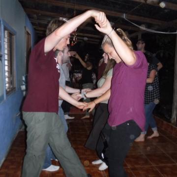 Dancing in Costa Rica