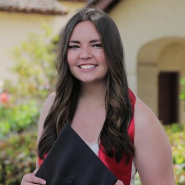 Lauren Cherry Grad Square