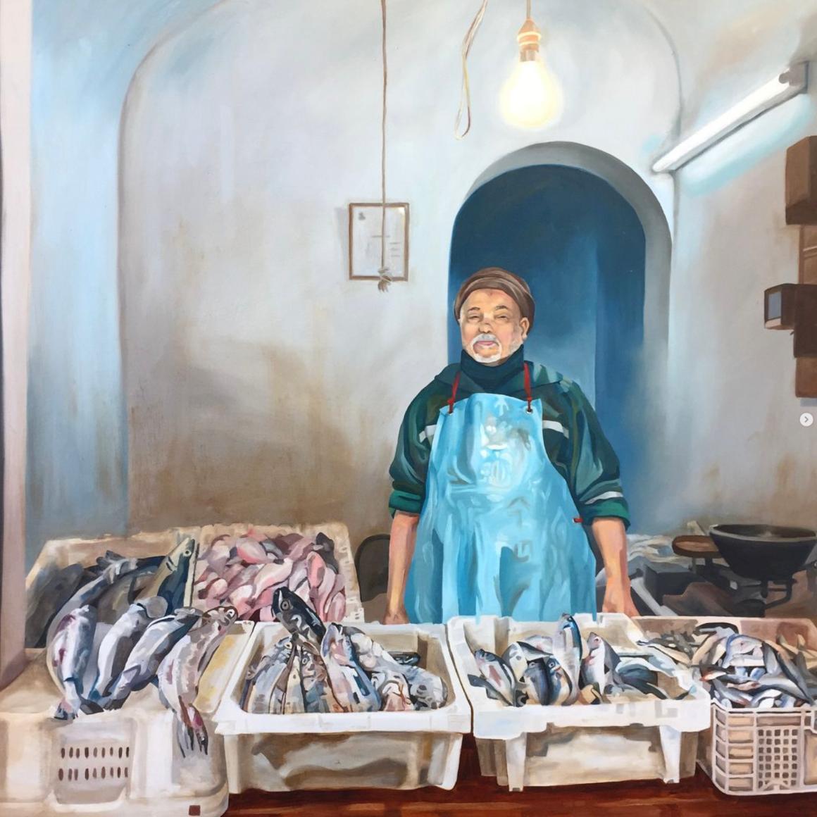 SQUARE Berkeley Hoerr, Fish Monger 2017