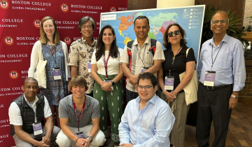 IAJU Communications Team 2022, including Fr. Joseph Christie, S.J., Secretary of Jesuit Higher Education