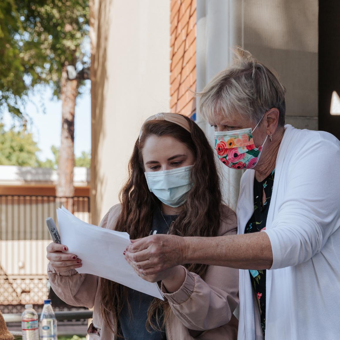 Adriana Meza Gutierrez Ma & Mary McLane at McCormick Event image link to story