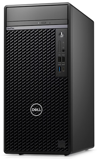 The front view of the Dell OptiPlex Tower Plus 7020.