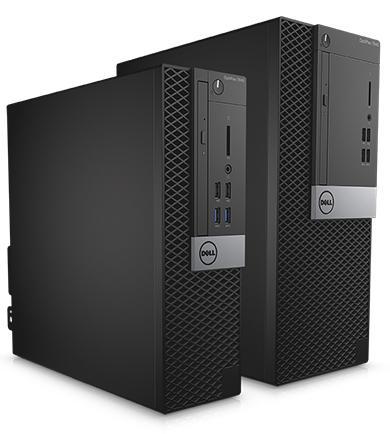 Alt text: Two Dell OptiPlex 7040 desktop computer chassis in different sizes.