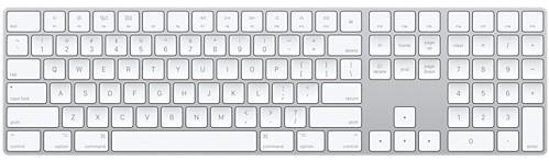 An image of the Apple Magic Keyboard in silver color.