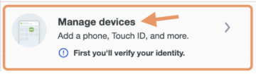 Duo Manage Devices prompt