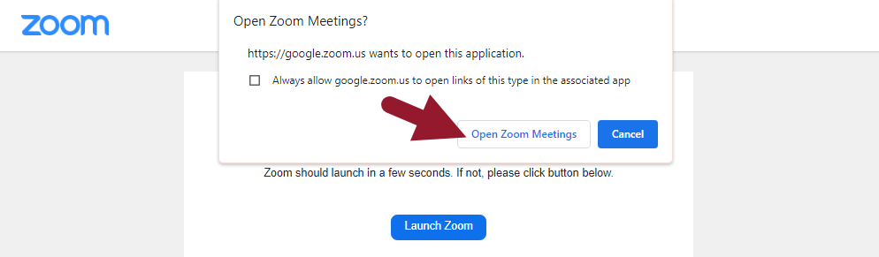 open zoom meetings