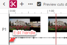Edit handle