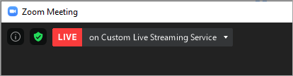 recording on custom live streaming service