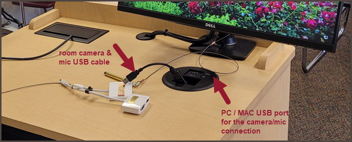 Room Camera & Mic USB Port
