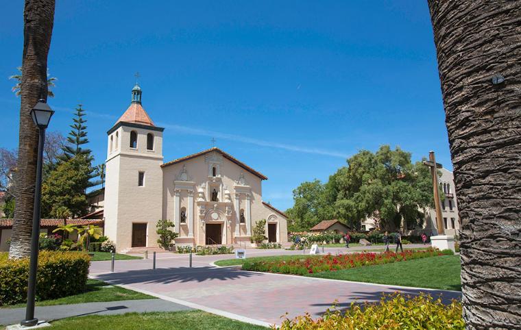 santa clara university campus visit