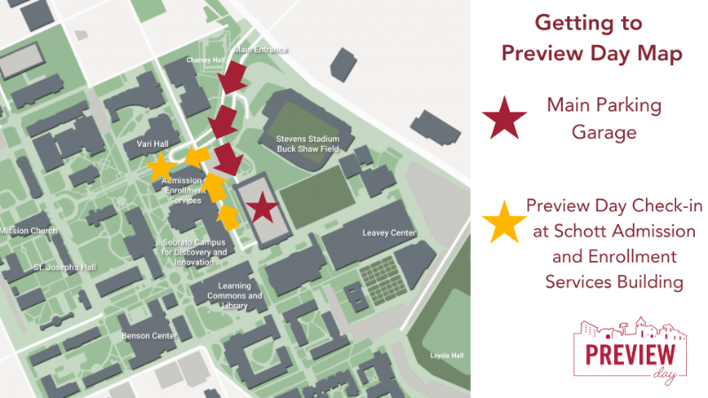 Preview Day 2026 Check In Map