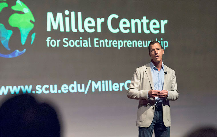 Thane Kreiner onstage at 2016 Investor Showcase
