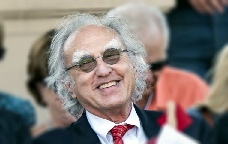 Close up of Howard Charney at C. Hall groundbreaking