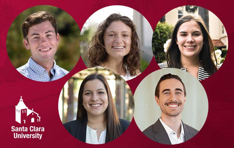 Collage of Fulbright Goldwater winners 2020